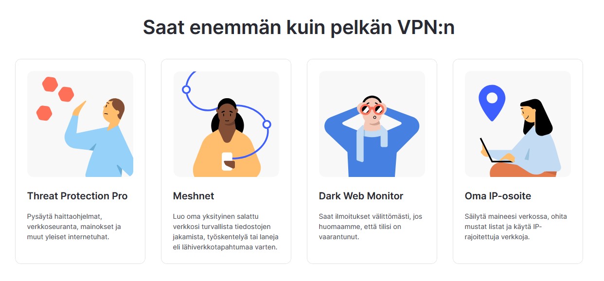 nordvpn palvelut